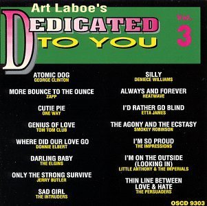 Art Laboe Presents/Vol. 3-Dedicated To You@Clinton/Zapp/One Way/Williams@Art Laboe Presents