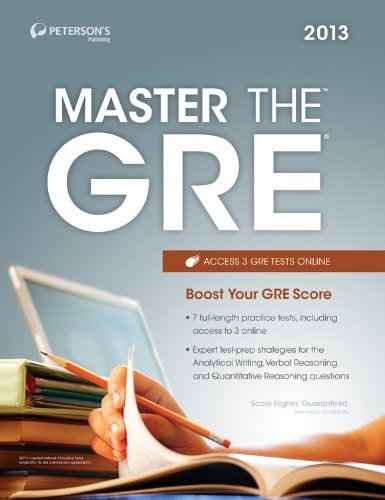 Peterson's Master The Gre 2013 0020 Edition; 