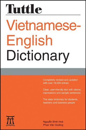 Nguyen Dinh Hoa Tuttle Vietnamese English Dictionary Revised 