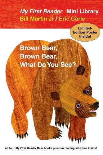 Bill Martin Bear Book Readers Paperback Boxed Set All Four My First Reader Bear Books Plus Fun Rea 