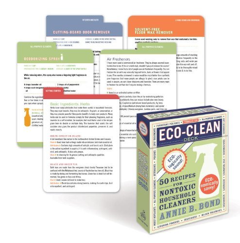 Annie Berthold Bond Eco Clean Deck 50 Recipes For Non Toxic Household Cleaners 