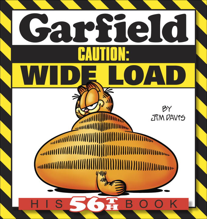 Jim Davis Garfield Caution Wide Load His 56th Book 