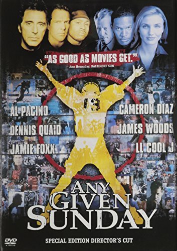 Any Given Sunday/Pacino/Diaz/Quaid/Woods/Foxx/L@Clr/Cc/Dss/5.1/Ws/Mult Sub@R/Spec. Ed.