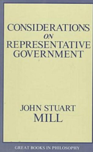 John Stuart Mill/Considerations on Representative Government