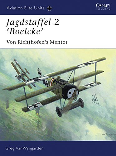 Greg Vanwyngarden Jagdstaffel 2 'boelcke' Von Richthofen's Mentor 