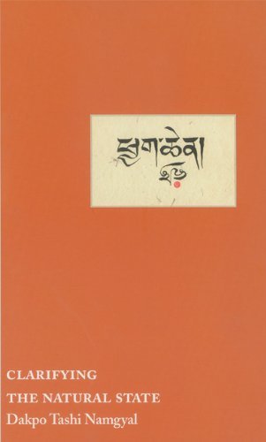 Dakpo Tashi Namgyal Clarifying The Natural State A Principal Guidance Manual For Mahamudra 