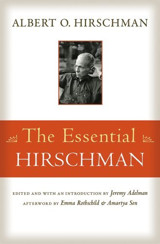 Albert O. Hirschman The Essential Hirschman 