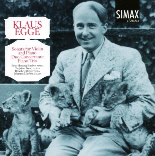 Klaus Egge/Piano Trio Sonata For Violin &@Smebye/B?En/Royer/Martens