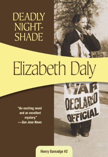 Elizabeth Daly Deadly Nightshade 
