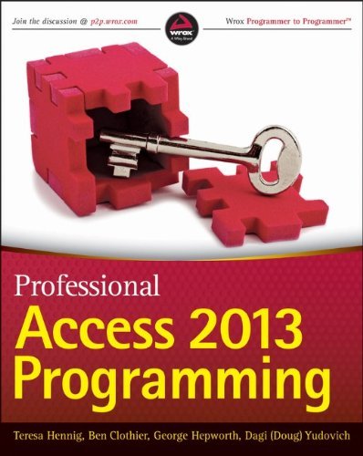 Ben Clothier Professional Access 2013 Programming 