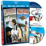 Man Friday Double Feature Count Of Monte Cristo Blu Ray Ws Pg Incl. DVD 