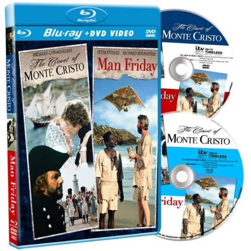 Man Friday Double Feature Count Of Monte Cristo Blu Ray Ws Pg Incl. DVD 