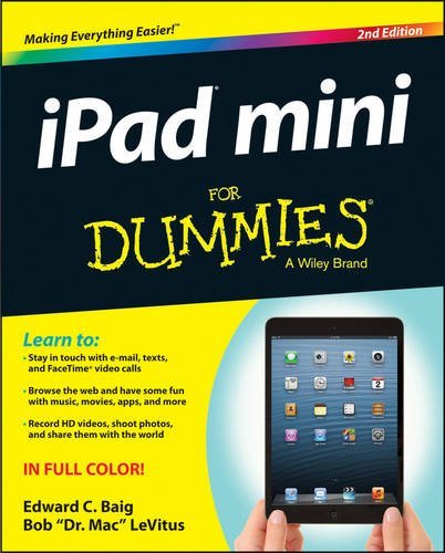Edward C. Baig Ipad Mini For Dummies 0002 Edition; 