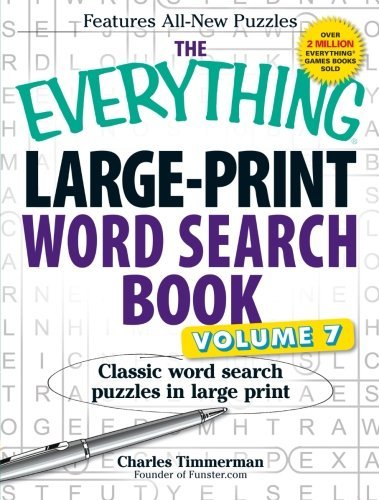 Charles Timmerman The Everything Large Print Word Search Book Volum Classic Word Search Puzzles In Large Print 