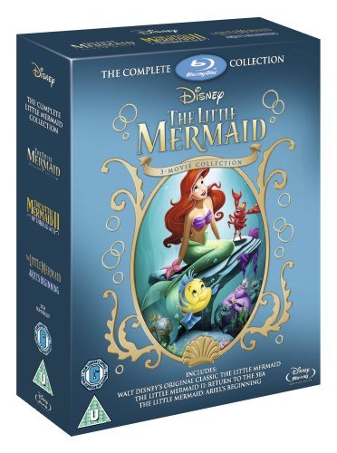 Little Mermaid 1 2 & 3 Little Mermaid 1 2 & 3 Import Gbr Blu Ray 