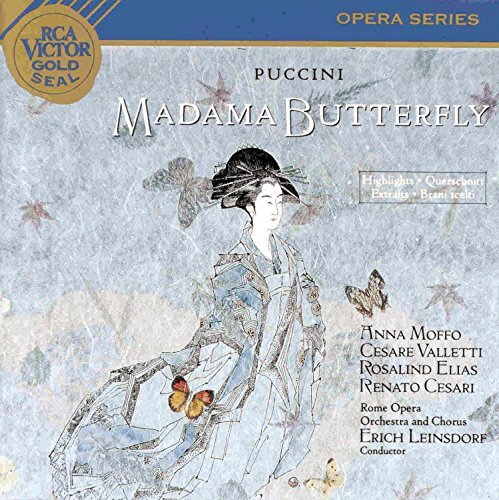 G. Puccini/Madama Butterfly-Hlts@Moffo/Valletti/Elias/Cesari@Leinsdorf/Rome Opera Orch