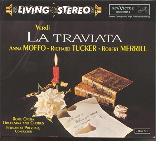 Giuseppe Verdi/Traviata-Comp Opera@Moffo/Tucker/Merrill@Previtali/Rome Opera Orch