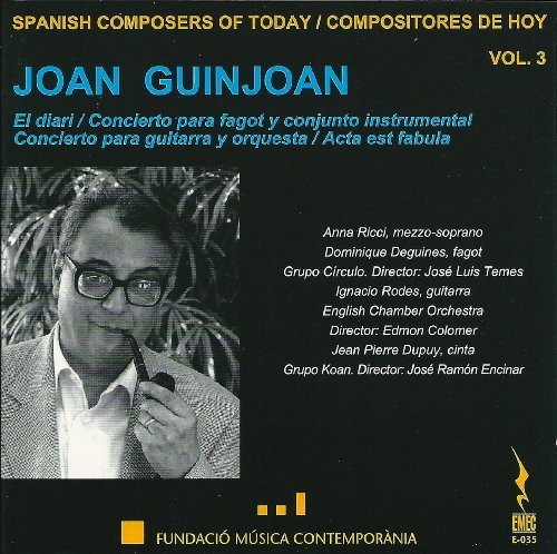 Guinjoan/Spanish Composers Of Today Vol@Ricci/Circulo/Temes/Rodes/Engl