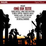 Wolfgang Amadeua Mozart Sir Neville Marriner Acade Mozart Così Fan Tutte 