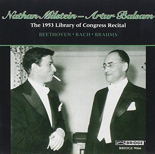 Beethoven/Bach/Brahms/1953 Library Of Congress Recit@Milstein (Vn)/Balsam (Pno)