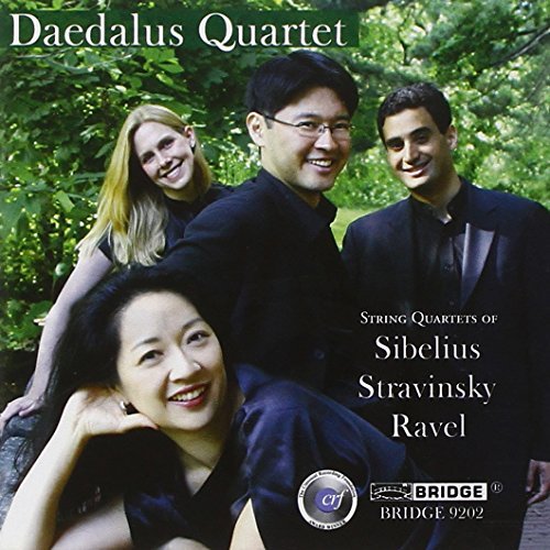 Sibelius Stravinsky Ravel Music For String Quartet Daedalus Qrt 