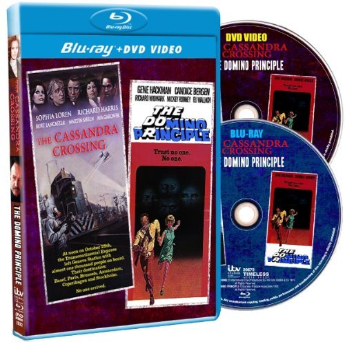 Cassandra Crossing Domino Principle Double Feature Blu Ray DVD Nr Ws 