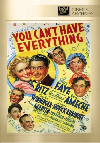You Can'T Have Everything/Faye/Ameche/Winninger/Lee@This Item Is Made On Demand@Could Take 2-3 Weeks For Delivery