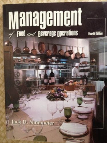Management Of Food And Beverage Operations 