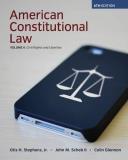 Jr. Otis H. Stephens American Constitutional Law Volume Ii Civil Rights And Liberties 0006 Edition; 