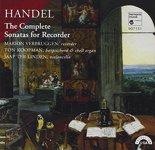 George Frideric Handel Complete Sonatas For Recorder Verbruggen Koopman Linden 