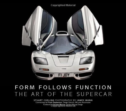 Stuart Codling Form Follows Function The Art Of The Supercar 