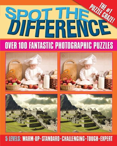 Chartwell Books Spot The Difference Over 100 Fantastic Photographic Puzzles 