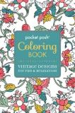 Andrews Mcmeel Publishing Pocket Posh Coloring Book Vintage Designs For Fun & Relaxation 