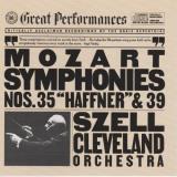 Mozart George Szell Cleveland Orchestra Mozart Symphonies Nos. 35 & 39 (cbs Records Great 
