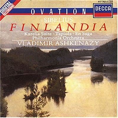 J. Sibelius Finlandia Karelia Ste En Saga Ashkenazy Philharmonia Orch Ashkenazy Philharmonia Orch 