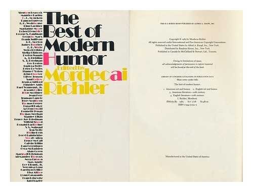 Mordecai Richler/Best Of Modern Humor