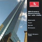Hindemith Ysaye Bartok P 20th Century Masterworks For S Daniel Stepner 