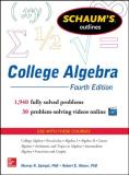 Murray R. Spiegel Schaum's Outline Of College Algebra 0004 Edition; 
