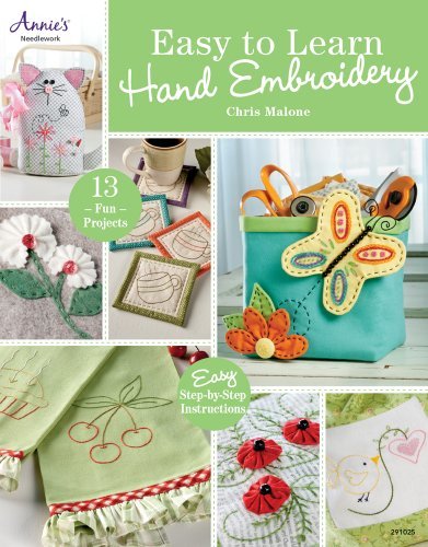 Chris Malone Easy To Learn Hand Embroidery 