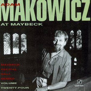 Adam Makowicz/Live At Maybeck Recital Hall