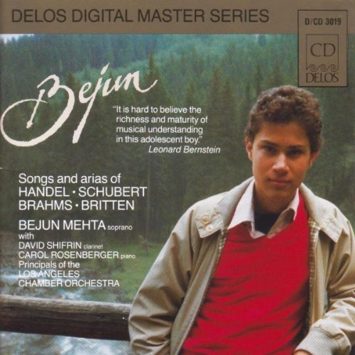 Handel/Schubert/Brahms/Britten/Bejun Mehta Boy Soprano@Mehta*bejun (Sop)