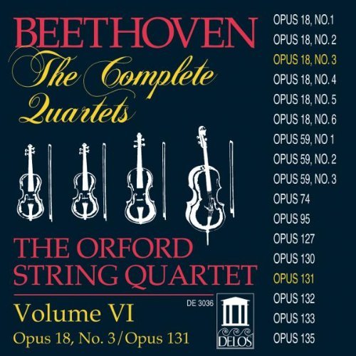 Ludwig Van Beethoven/Vol. 6-Qt Str 3/14@Orford Str Qt