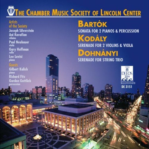 Bartok Kodaly Dohnanyi Son 2 Pnos Ser 2 Vns Shifrin Chbr Music Society Of 