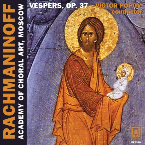 S. Rachmaninoff/Vespers/Op. 37@Popov/Academy Of Choral Art/Mo