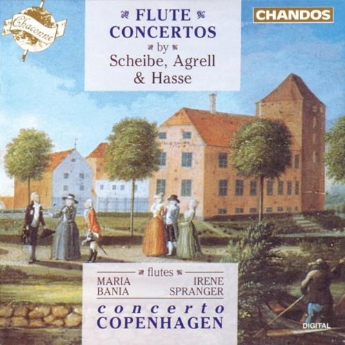 Scheibe/Agrell/Hasse/Flute Concertos@Bania (Ft)/Spranger (Ft)@Manze/Con Copenhagen