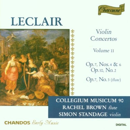 J. Leclair/Con Vn Op 7 No. 4/6/Op 10 No.@Standage/Collegium Musicum 90
