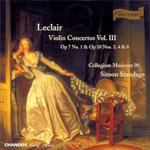J. Leclair/Con Vn-Vol. 3@Standage*simon (Vn)@Standage/Collegium Musicum 90