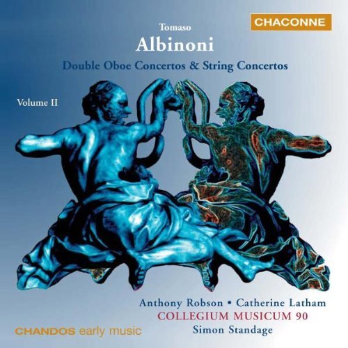 T. Albinoni/Double Oboe Concertos@Robson (Ob)/Latham (Ob)@Standage/Collegium Musicum 90