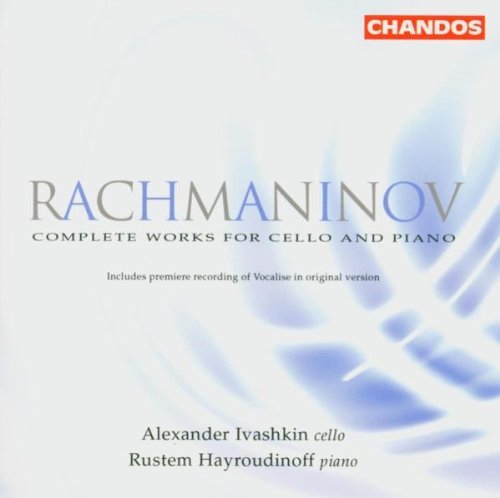 S. Rachmaninoff Complete Works For Cello Ivashkin (vc) Hayroudinoff (pn 