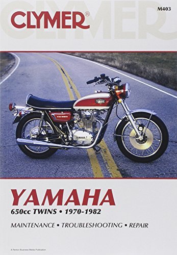 Penton Clymer Yamaha 650cc Twins 1970 1982 Maintenance Troubleshooting Repair 0007 Edition;updated 
